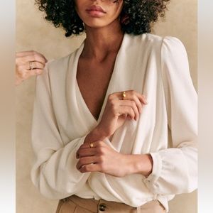 Sézane Abekia Blouse - Ecru